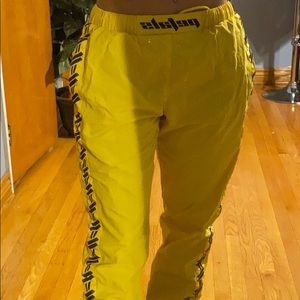 Yellow zumiez pants